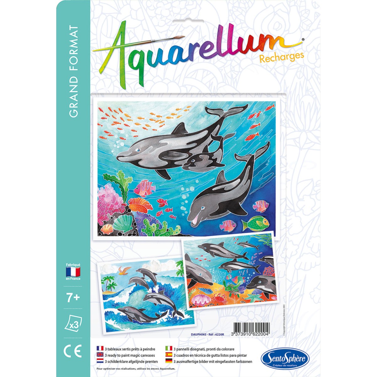 Delfiny plansze do Aquarellum, SentoSphere | Dadum