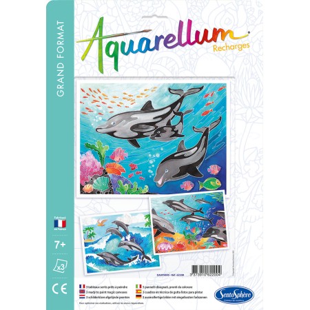 Delfiny plansze do Aquarellum, SentoSphere | Dadum