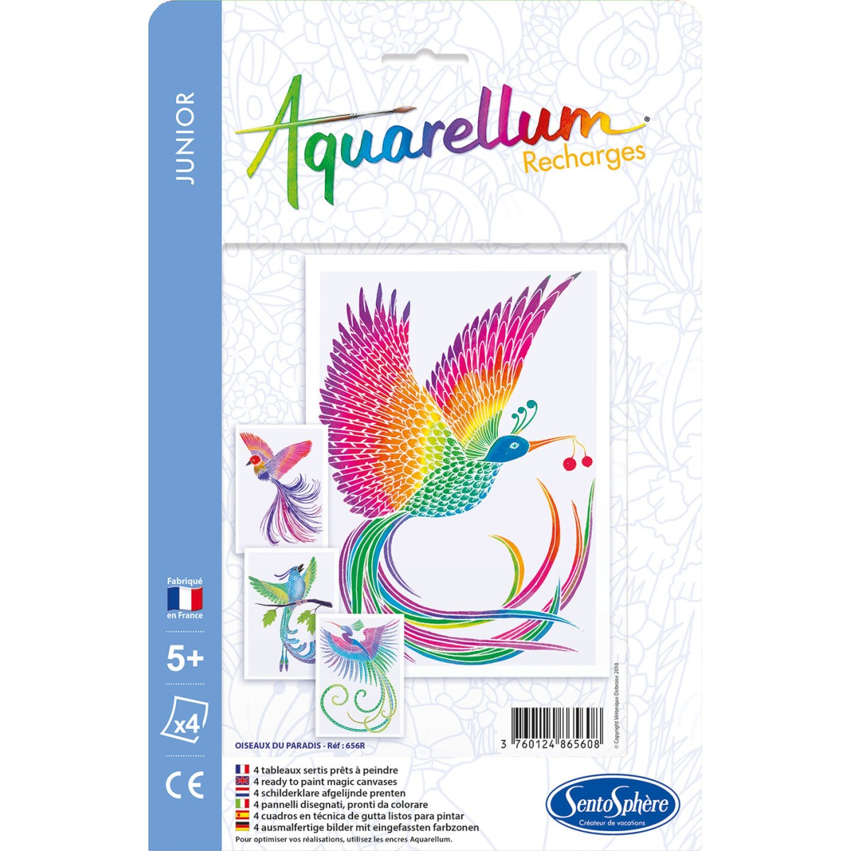 Rajskie Ptaki plansze do Aquarellum Junior, SentoSphere | Dadum