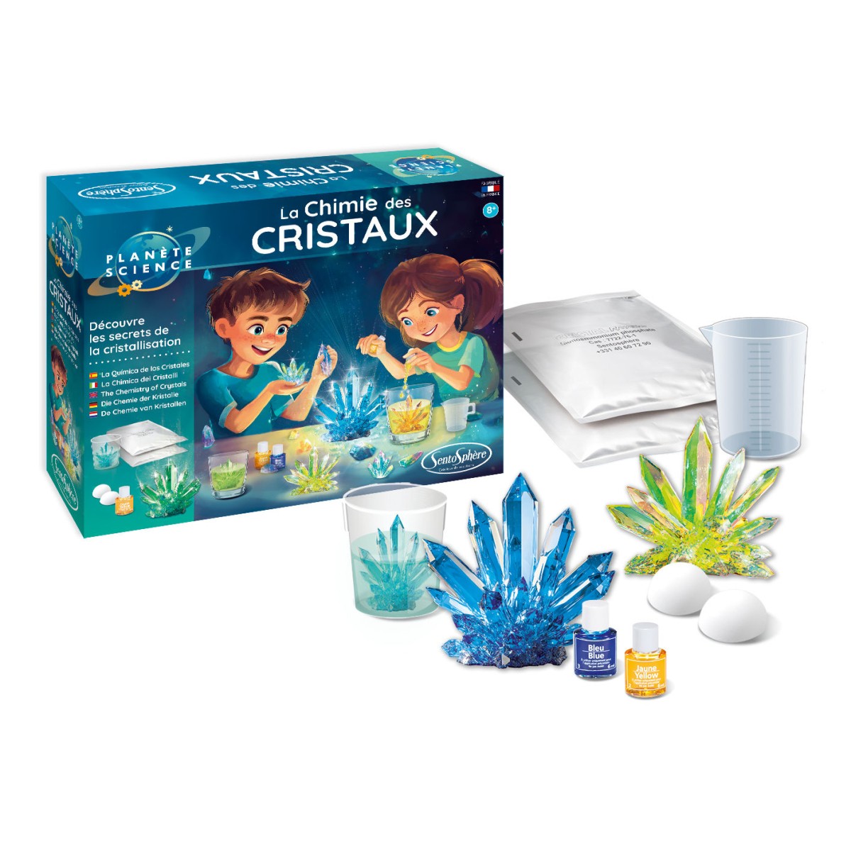 Hodowla kryształów zestaw naukowy dla dzieci, SentoSphere | Dadum