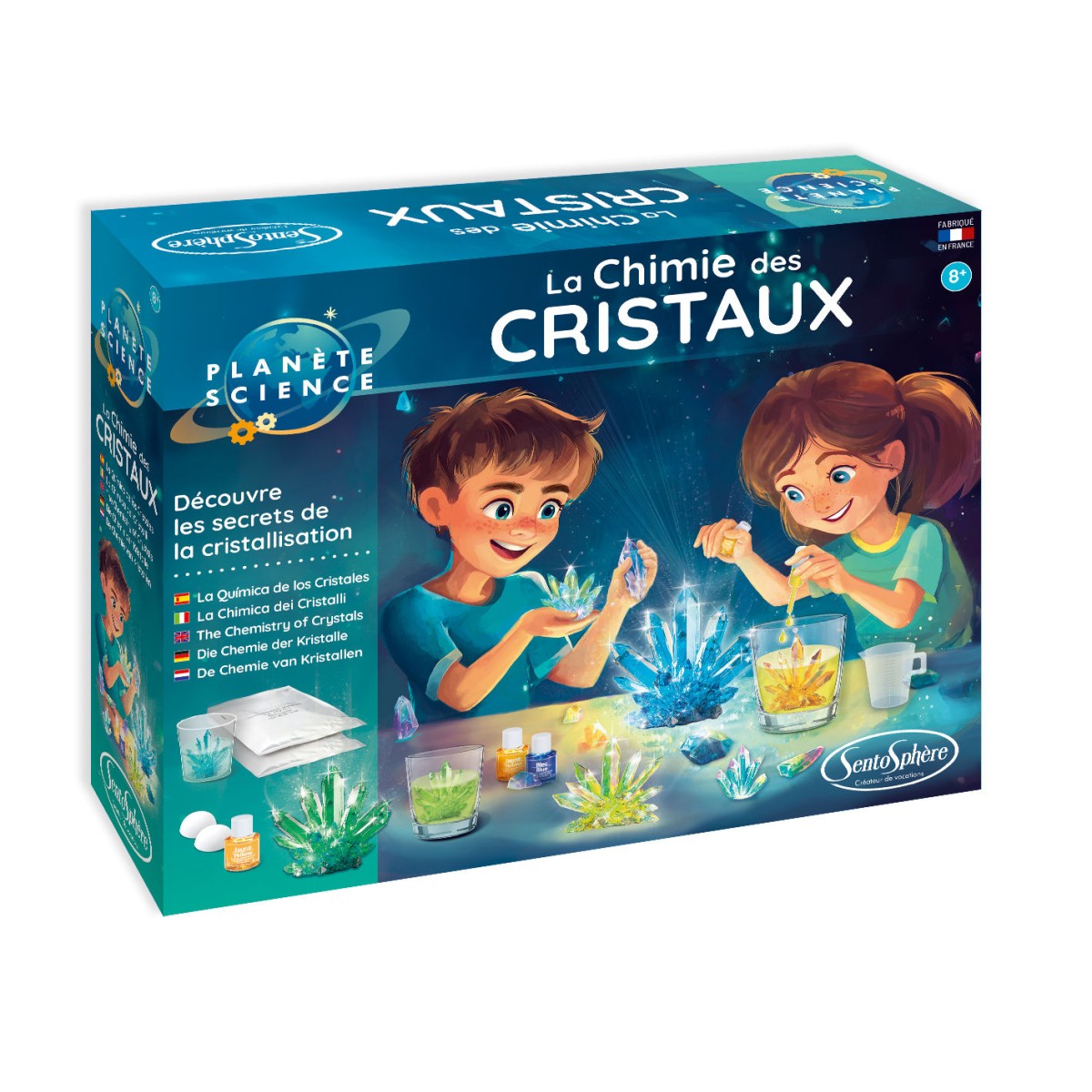 Hodowla kryształów zestaw naukowy dla dzieci, SentoSphere | Dadum