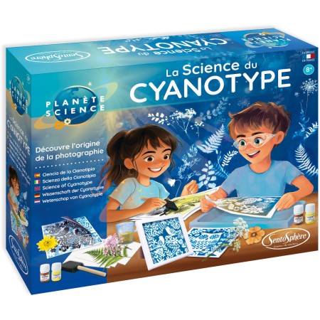 SentoSphere Zestaw do nauki techniki cyjanotypii +8 | Dadum