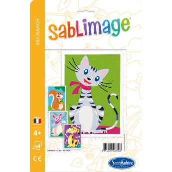 Sablimage Milutkie Zwierzątka plansze obrazy piaskowe, SentoSphere | Dadum