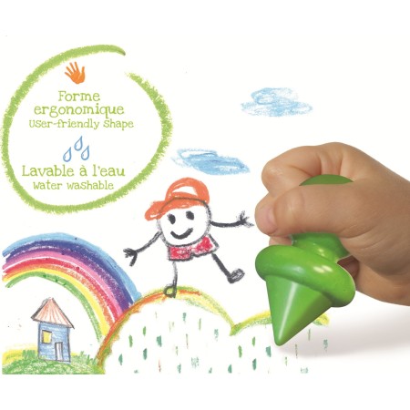 Duży zestaw artystyczny dla rocznego dziecka - kredki, flamastry, farby i pędzle, Crea Lign'