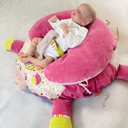 Leżaczek pufa dla niemowląt Cocool żonkile