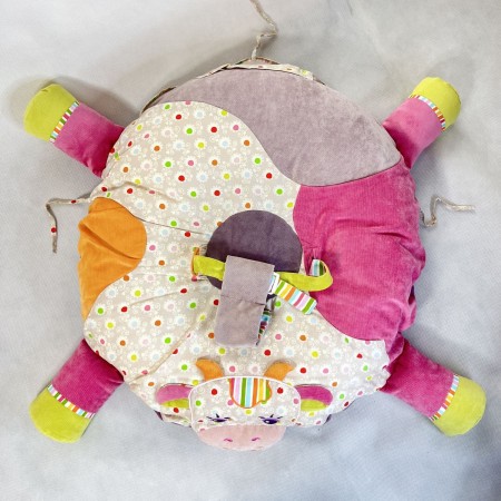 Leżaczek pufa dla niemowląt Cocool żonkile