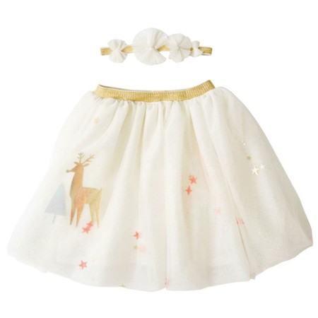 Spódniczka tiulowa tutu z opaską Renifer 3-6 lat, Meri Meri | Dadum