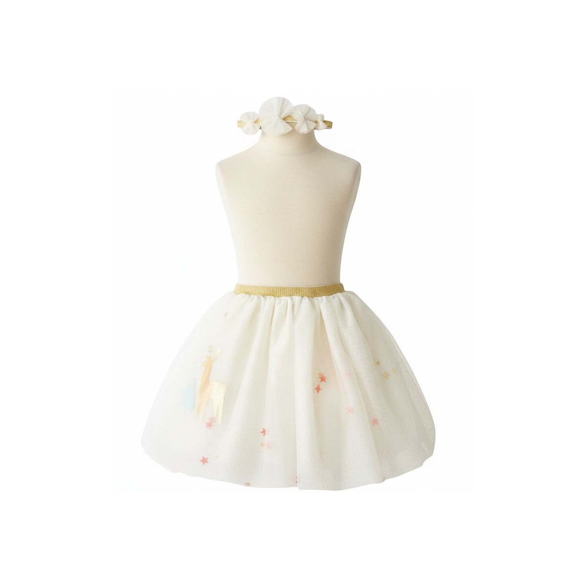 Spódniczka tiulowa tutu z opaską Renifer 3-6 lat, Meri Meri | Dadum