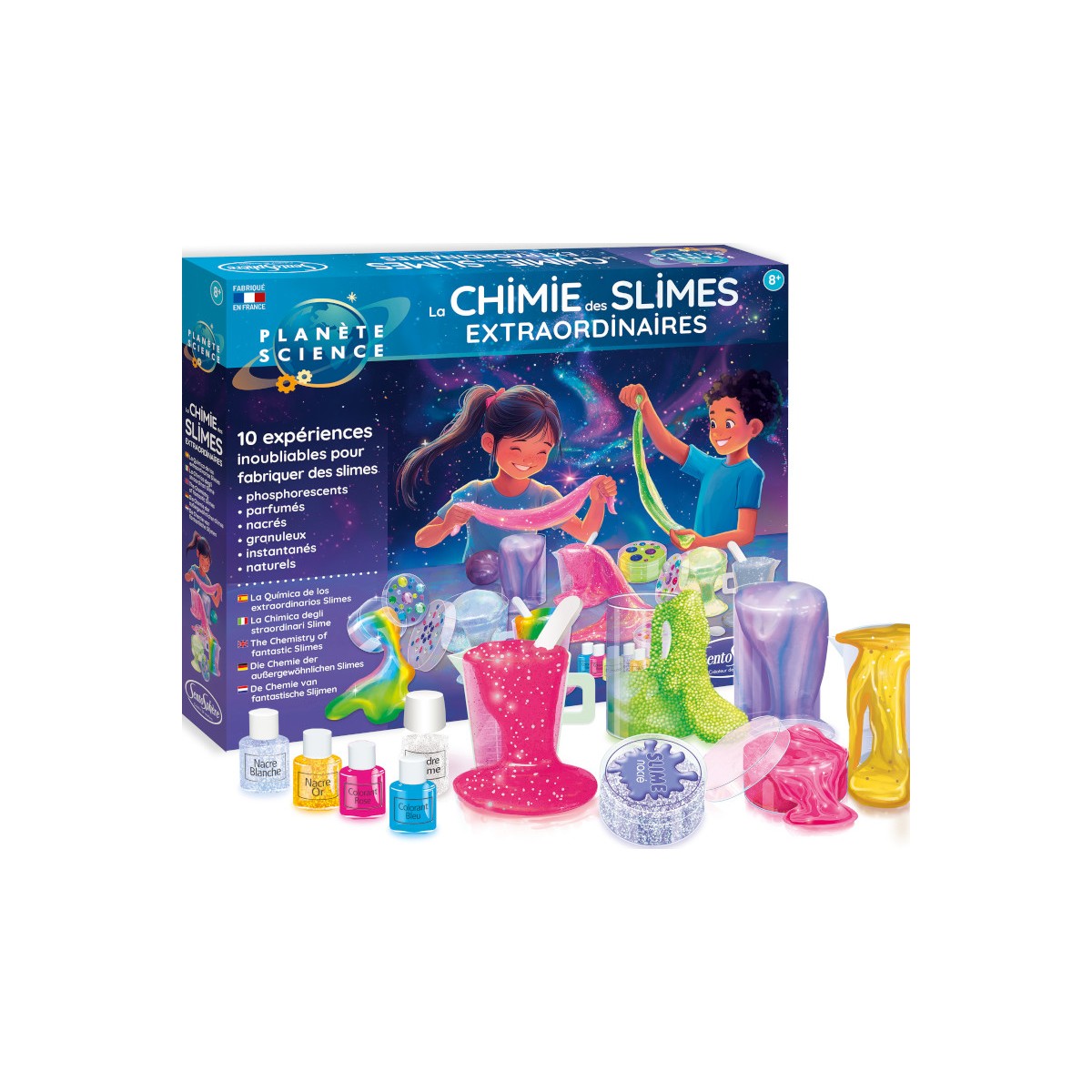 Zestaw do robienia NIEZWYKŁYCH mas żelowych Slime, SentoSphere | Dadum