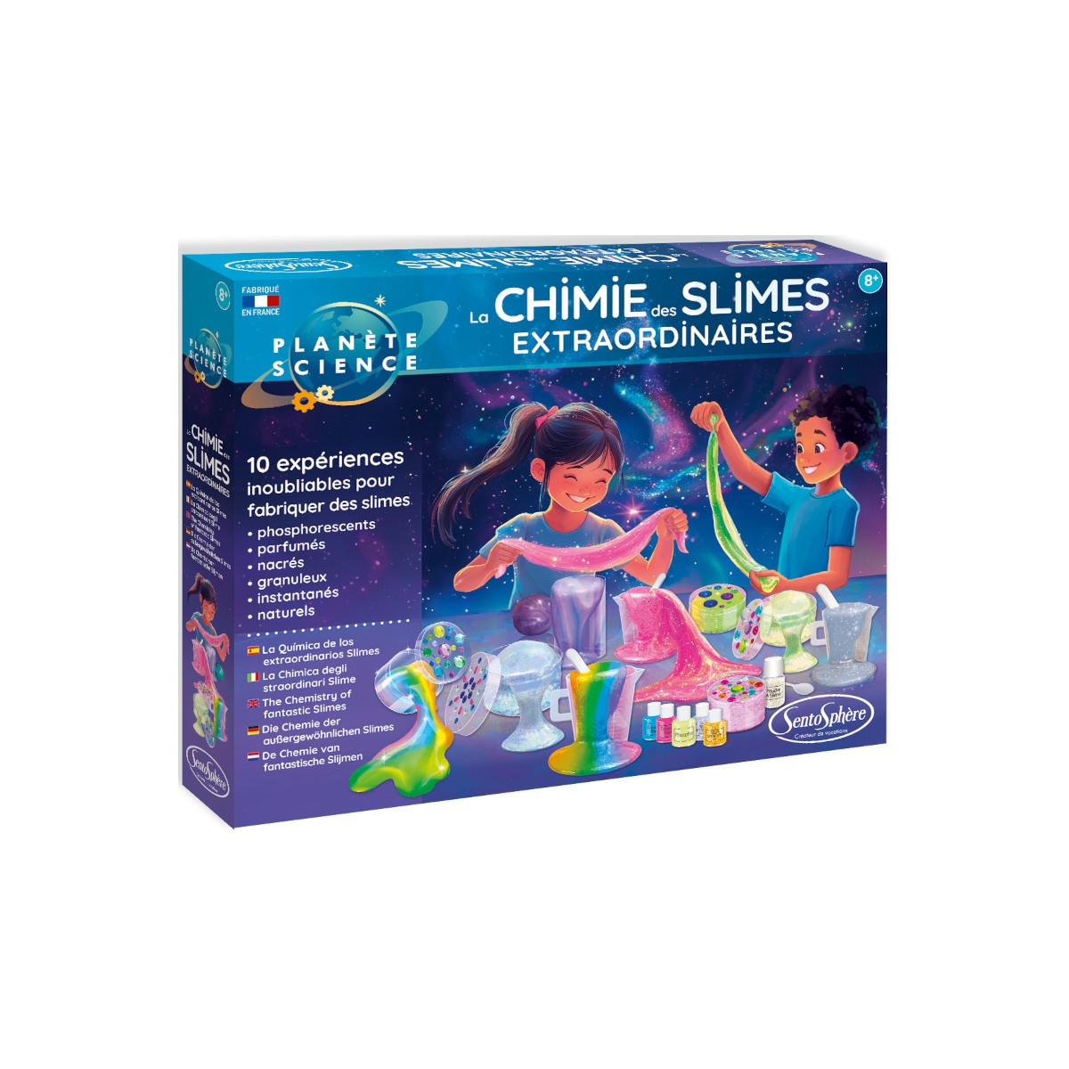 Zestaw do robienia NIEZWYKŁYCH mas żelowych Slime, SentoSphere | Dadum