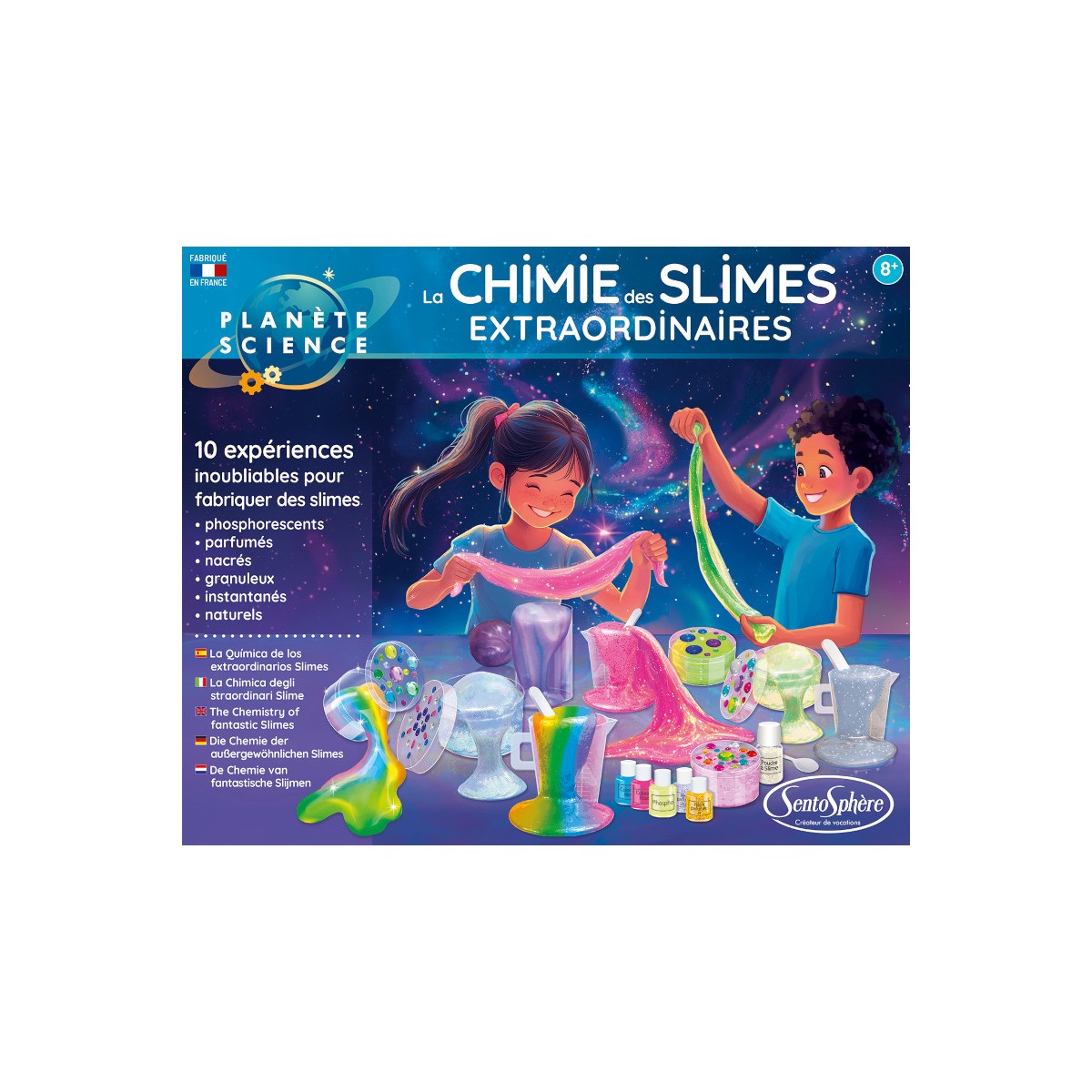 Zestaw do robienia NIEZWYKŁYCH mas żelowych Slime, SentoSphere | Dadum