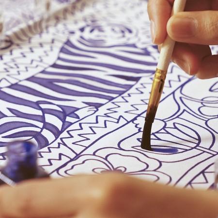 AGA Atelier 10 - malowanie na jedwabiu
