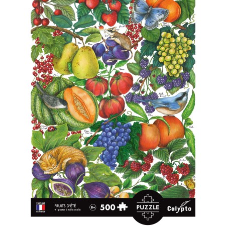 Puzzle 500 elementów Letnie Owoce © Marie-Pierre Émorine, Calypto