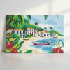 Malowanie po numerach "Ilhabela" dla początkujących podobrazie 25x32,5cm