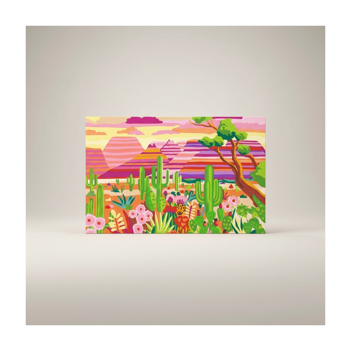 Malowanie po numerach "Arizona" dla początkujących podobrazie 25x32,5cm