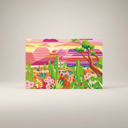 Malowanie po numerach "Arizona" dla początkujących podobrazie 25x32,5cm