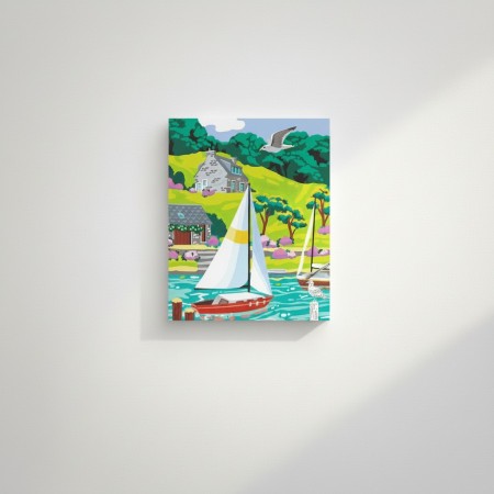 Malowanie po numerach „Pont-Aven, Bretania” – podobrazie 25 × 32,5 cm