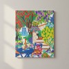 Malowanie po numerach "Dom z ogrodem w Andaluzji" podobrazie 25x32,5cm