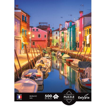 Puzzle 500 el. XL Burano, Włochy, Calypto +8 | Dadum Kraków