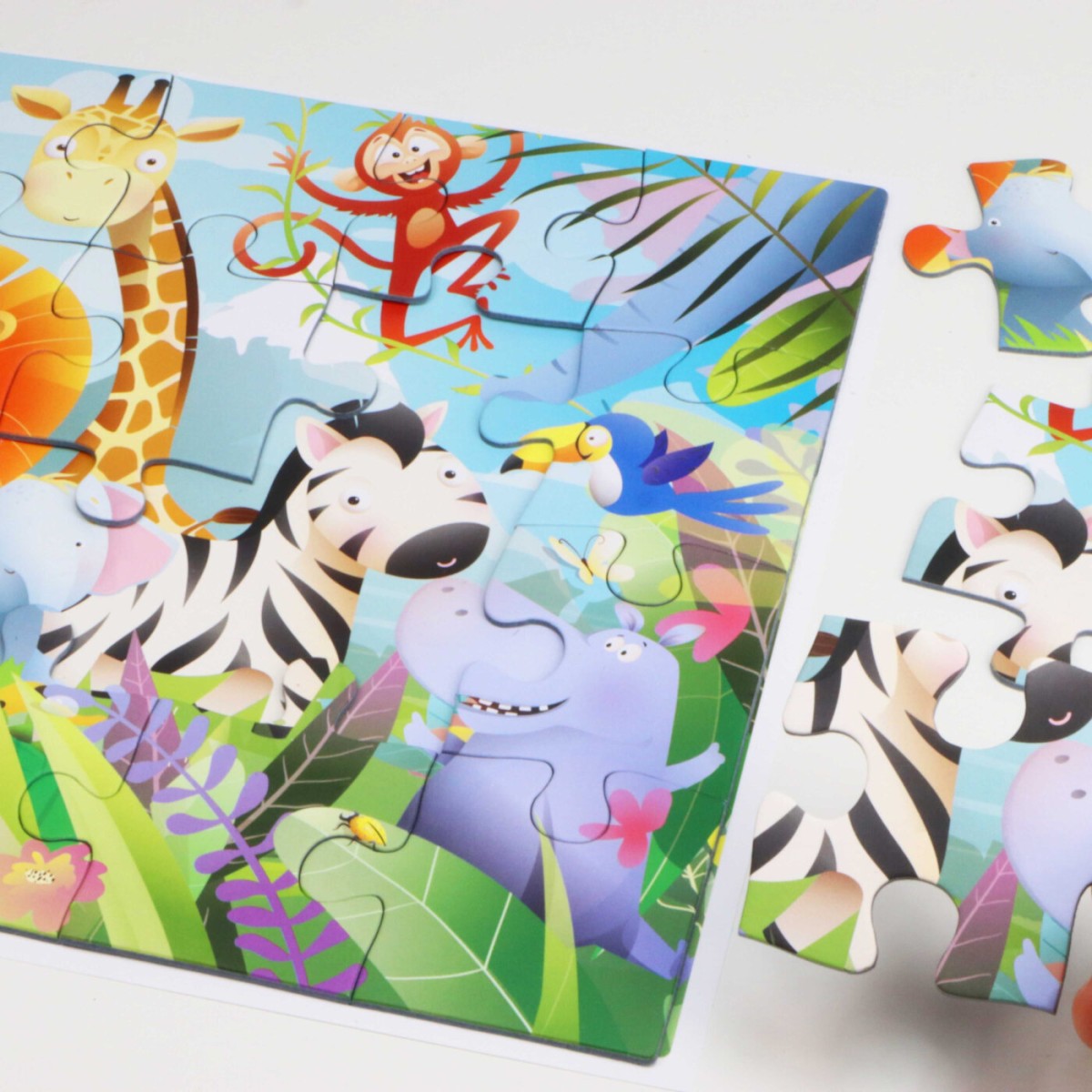 Puzzle 2x24 elementy Dzikie Zwierzęta, Calypto | Dadum