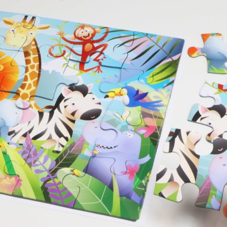 Puzzle 2x24 elementy Dzikie Zwierzęta, Calypto | Dadum
