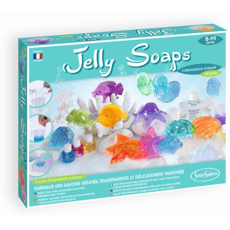 Zestaw do robienia mydełek żelowych Jelly Soap dla dzieci +8, SentoSphere