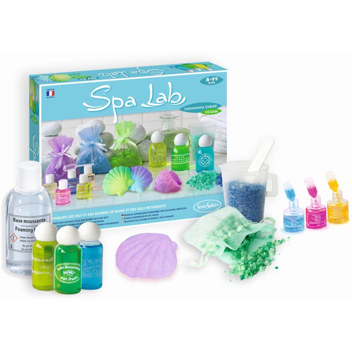 SPA Lab zestaw do robienia soli i kul do kąpieli +8, SentoSphere