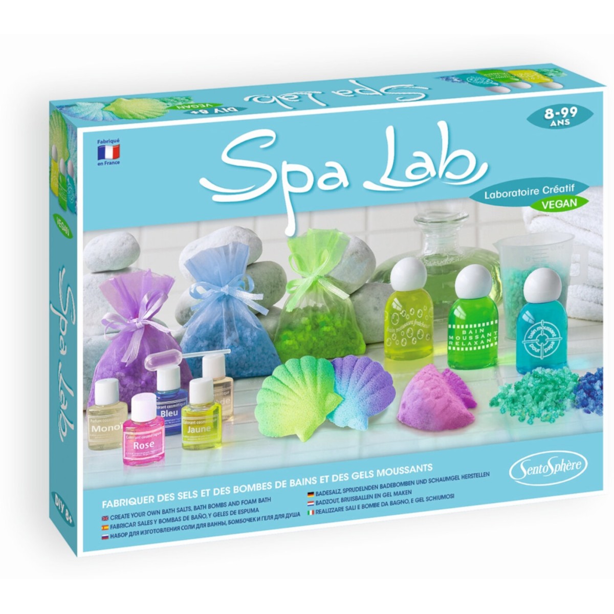SPA Lab zestaw do robienia soli i kul do kąpieli +8, SentoSphere