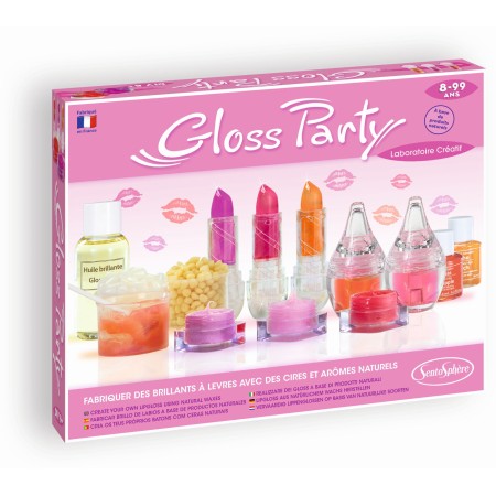 Zestaw do robienia szminek Gloss Party dla 7 latki, SentoSphere