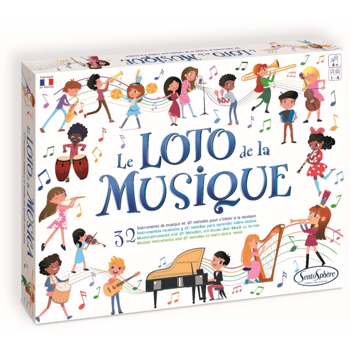Lotto Muzyczne - rozpoznawanie instrumentów muzycznych, SentoSphere