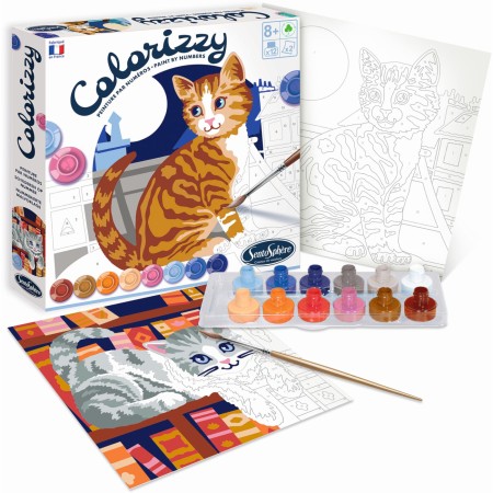 Malowanie po numerach „Koty” – 2 obrazy – 8+