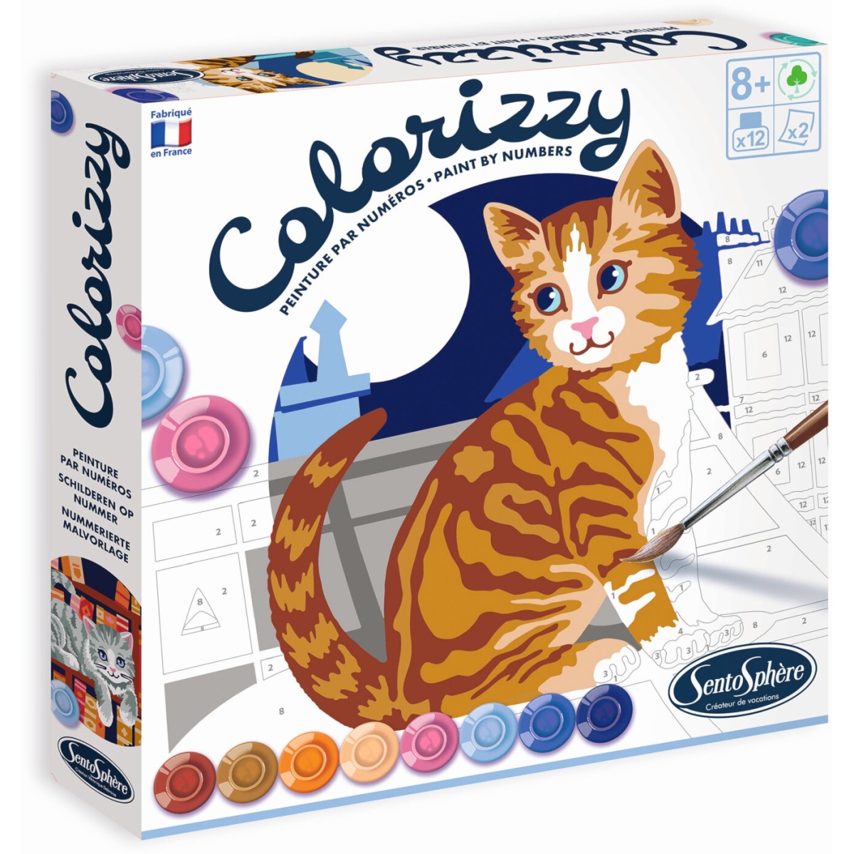 Malowanie po numerach „Koty” – 2 obrazy – 8+