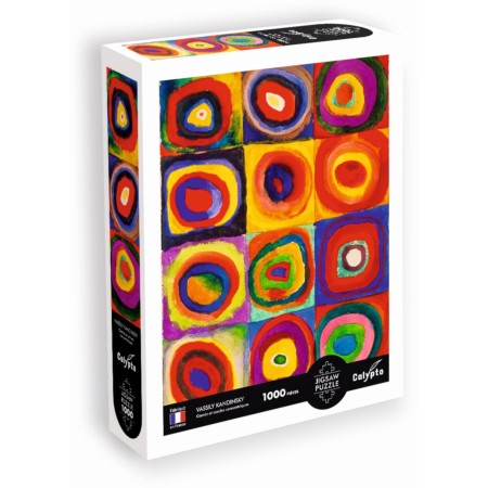 Puzzle 1000 el. Kwadraty i koncentryczne okręgi, Kandinsky, Calypto