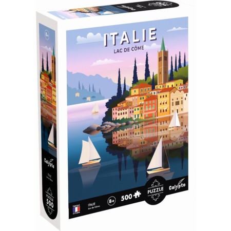Puzzle 500 el. Lago di Como, Włochy, Calypto