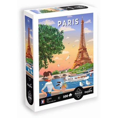 Puzzle 500 elementów Paryż, Calypto +8