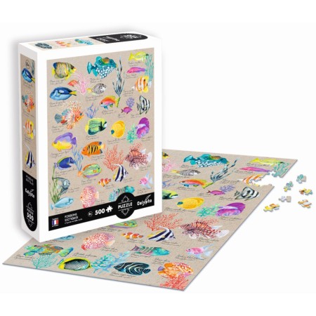 Puzzle 500 elementów Egzotyczne Ryby, Calypto