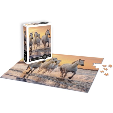 Puzzle 500 elementów XL Konie w Camargue, Calypto
