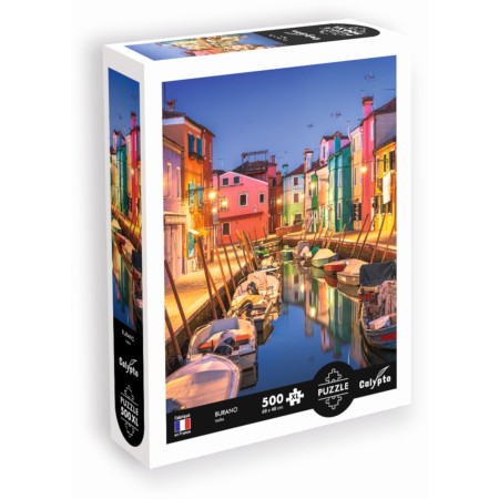 Puzzle 500 elementów XL Burano, Włochy, Calypto