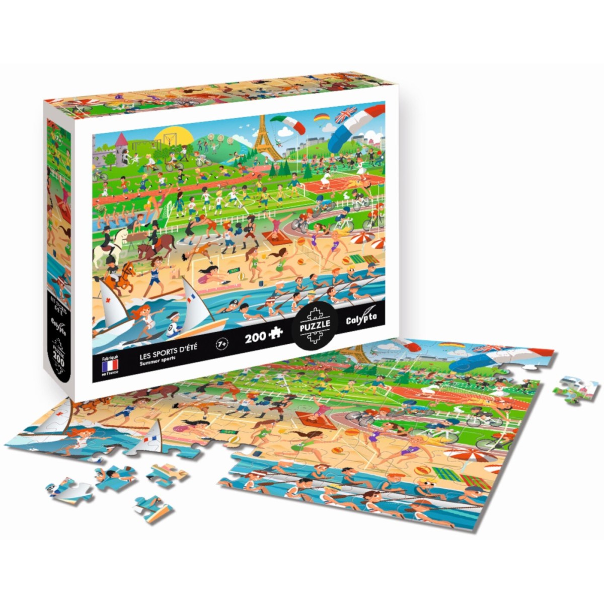 Puzzle 200 elementów Sporty Letnie, Calypto