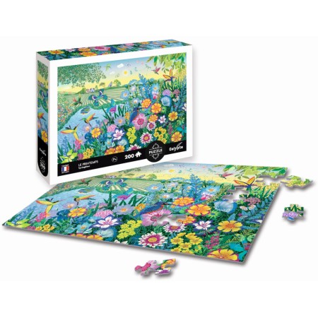 Puzzle 200 elementów Wiosna, Calypto
