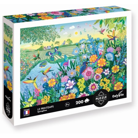 Puzzle 200 elementów Wiosna, Calypto