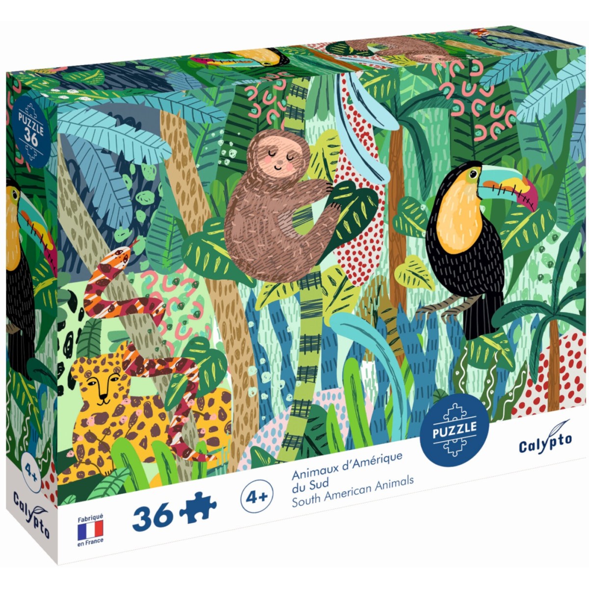 Puzzle 36 el. Zwierzęta Południowoamerykańskie, Calypto