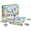 Puzzle 36 elementów Zwierzęcy akrobaci, Calypto +4