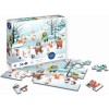 Puzzle 36 elementów Zabawy na śniegu, Calypto