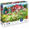 Puzzle 54 elementy Wioska Myszek, Calypto +5
