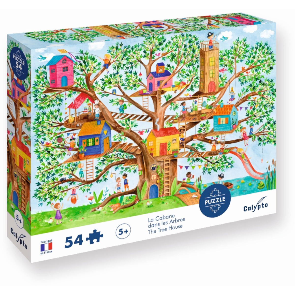 Puzzle 54 elementy Domek na drzewie, Calypto +5