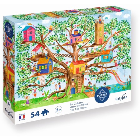 Puzzle 54 elementy Domek na drzewie, Calypto +5