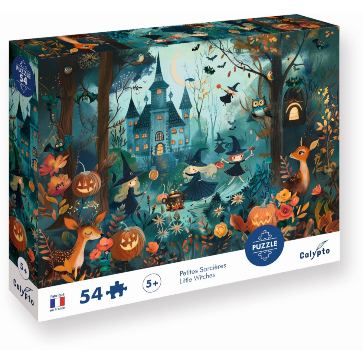 Puzzle 54 elementy Małe czarownice, Calypto