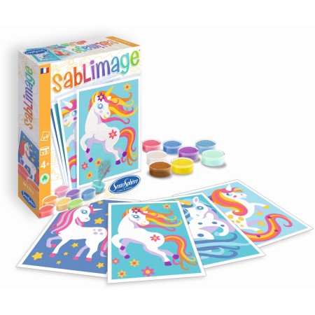 Sablimage Mini Jednorożce 4 obrazki piaskowe +4, SentoSphere