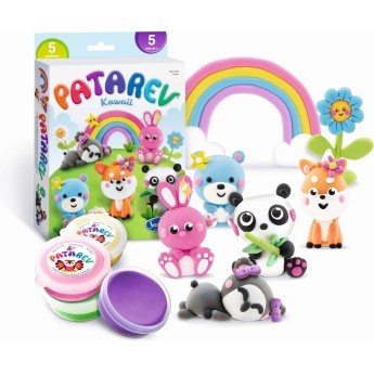 Patarev Kawaii jedwabista masa plastyczna 5 kolorów, SentoSphere